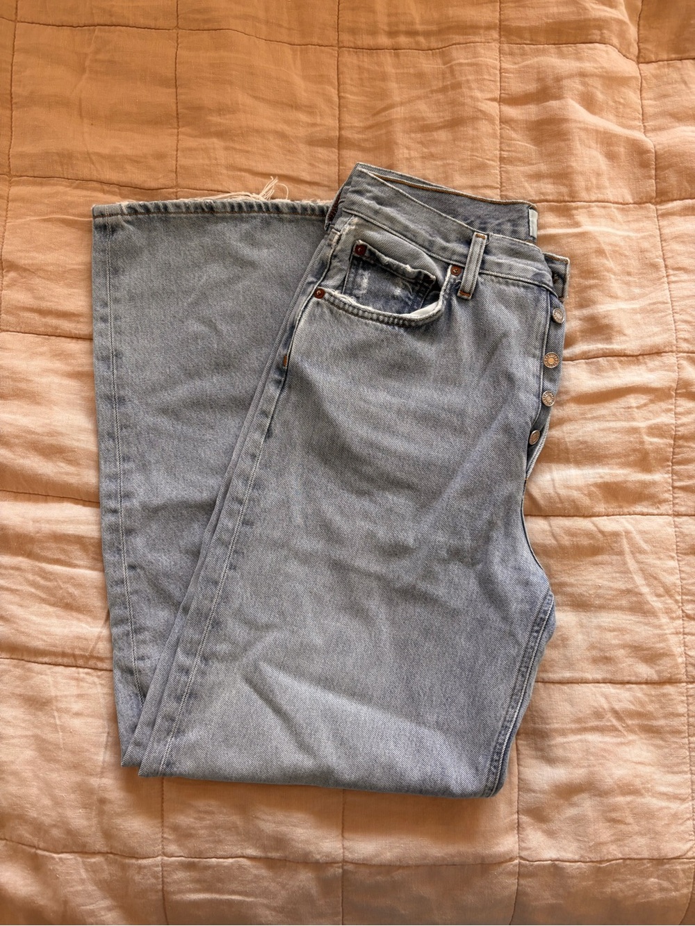 Agolde Low Slung Baggy Jeans in Void - Picture 4 of 4